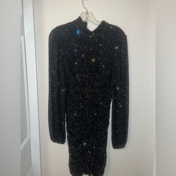 NWOT Jay Godfrey Farre Hand Beaded Mini Dress - size 4 - Picture 8 of 12